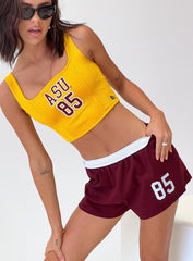 ASU Soffee Shorts Maroon